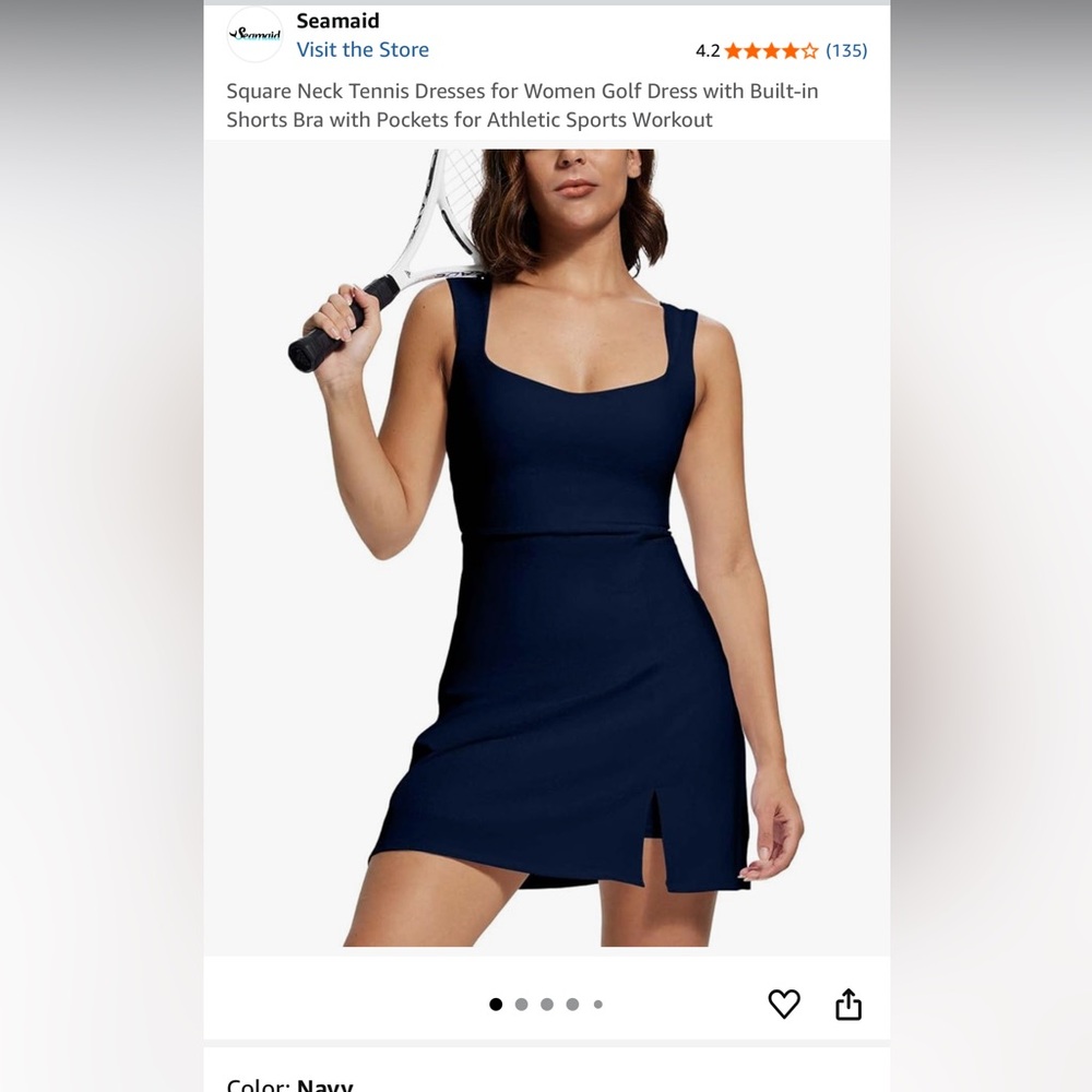 Navy Athletic Dress